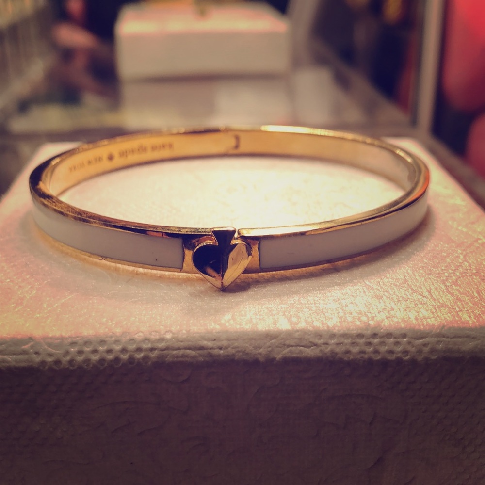 Kate spade white bangle